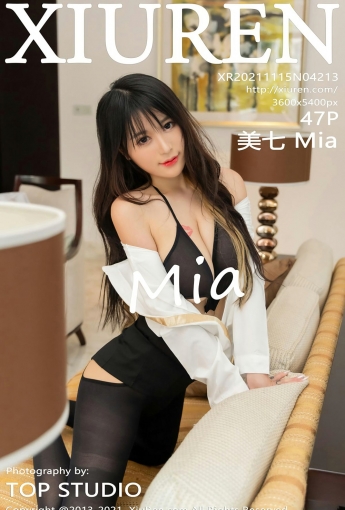 [XiuRen秀人网] No.4213 美七 Mia 魅惑黑丝 - [秀人套图]