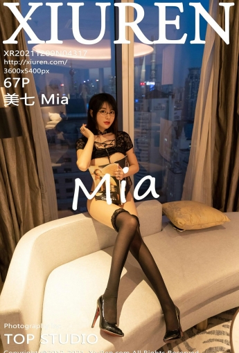 [XiuRen秀人网] No.4317 美七 Mia 魅惑黑丝 - [秀人套图]