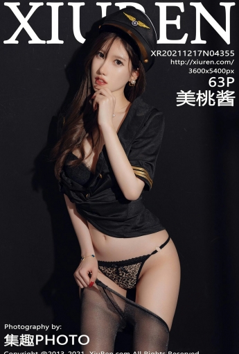 [XiuRen秀人网] No.4355 美桃酱 黑丝制服 - [秀人套图]