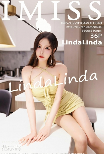 [IMISS爱蜜社] VOL.649 LindaLinda 黄色短裙 - [秀人套图]