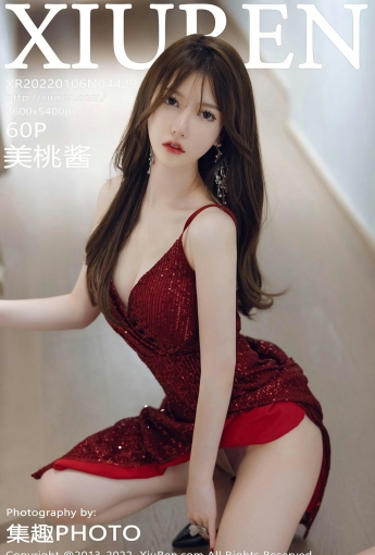 [XiuRen秀人网] No.4429 美桃酱 红色长裙 - [秀人套图]