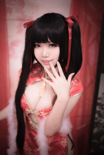 [Cosplay]艺术鉴赏 第一期 时崎狂三同人黑丝旗袍 - COSPLAY