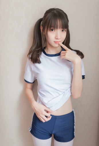 风之领域写真 NO.006 运动白丝少女 - COSPLAY