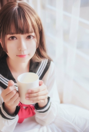 白金Saki写真 - 半透明水手服 - COSPLAY