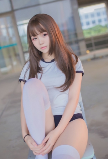 性感人气COSER Yoko宅夏Cos – 白丝捆绑 - COSPLAY