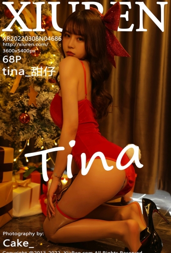 [XiuRen秀人网] No.4686 tina_甜仔 红色吊带 - [秀人套图]