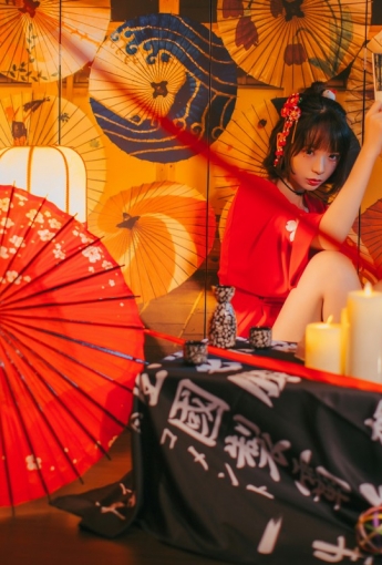 [Cosplay]疯猫ss -红色羽衣 - COSPLAY