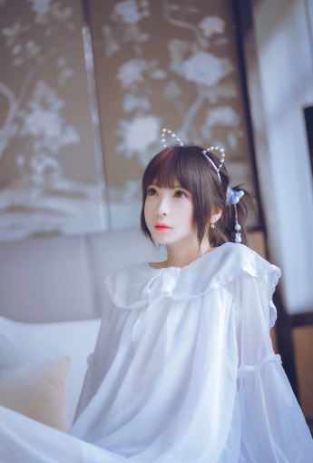 [Cosplay]疯猫ss -白色睡衣 - COSPLAY