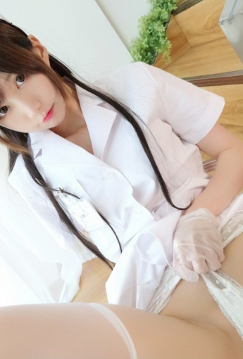 [Cosplay]NAGISA魔物喵–自摄系列 NO.002 白丝护士 - COSPLAY