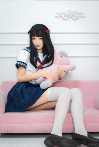 [喵糖映画]VOL.012 蓝白水手服 - COSPLAY