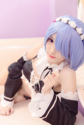 [Cosplay]南桃Momoko - 蕾姆内衣 - COSPLAY