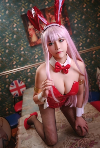 [Cosplay]抱走莫子 - 02 网袜兔女郎 - COSPLAY