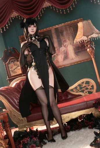 Natsuko夏夏子 - 碧藍航線鎮海旗袍【76P】 - COSPLAY