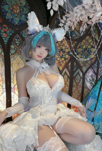 Mikomikoww - Bride Cheshire【9P】 - COSPLAY