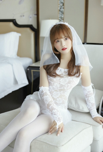 張思允Nice - 內購原版 白色婚紗 [53P] - [秀人套图]