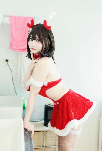阿雪雪 - 聖誕居家 【83P】 - COSPLAY