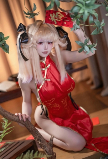 小倉千代w 新春旗袍 【26P】 - [秀人套图]