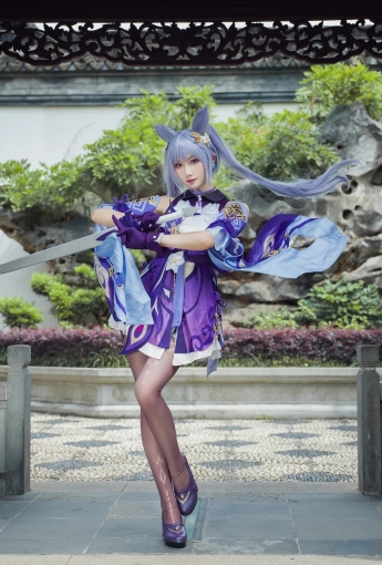 小暮mumu - 刻晴【16P】 - [秀人套图]