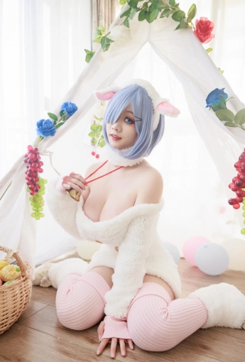 阿雪雪 - 蕾姆小羊 【77P】 - [秀人套图]