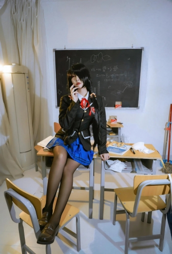 二佐Nisa 時崎狂三 製服【20P】 - [秀人套图]