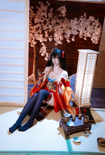 二佐Nisa - 碧藍航線 大鳳 原皮 【35P】 - COSPLAY [35P]