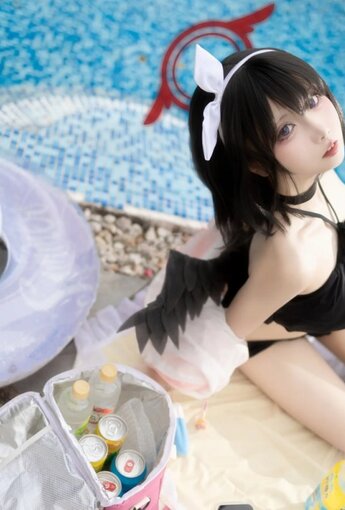 紙悅Etsu ko - 碧藍檔案 水真白 【28P】 - COSPLAY [28P]