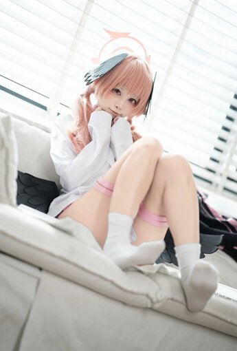 三無人型 - 蔚藍檔案 下江小春 【28P】 - COSPLAY [28P]