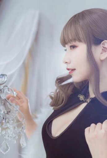 Neko-薇薇 - 改良黑旗袍 【35P】 - COSPLAY [35P]