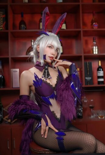 Neko-薇薇 FGO 黑槍呆兔女郎【18P】 - COSPLAY [18P]