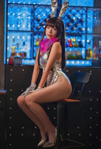 Neko薇薇 - 惡魔姐姐 千夜 兔女郎【38P】 - COSPLAY [38P]