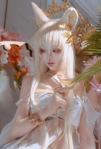 Tsuki 月隱 - 忍冬泳裝 【33P】 - COSPLAY [33P]