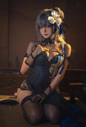 Seya-獅砸 - 碧藍航線 路易九世 旗袍 【12P】 - COSPLAY [12P]