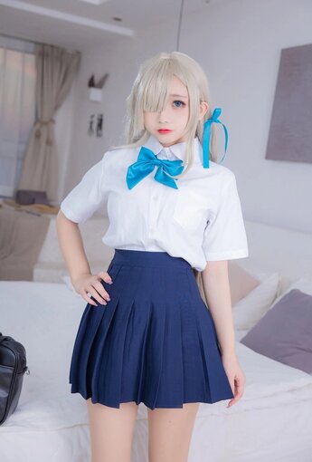 日奈嬌 - 碧藍檔案 明日奈 【60P】 - COSPLAY [60P]