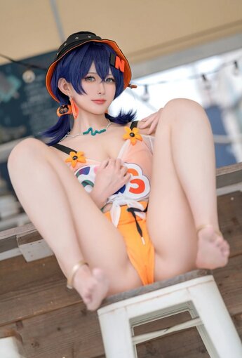 溯兮 絕區零鈴泳裝【26P】 - COSPLAY [26P]