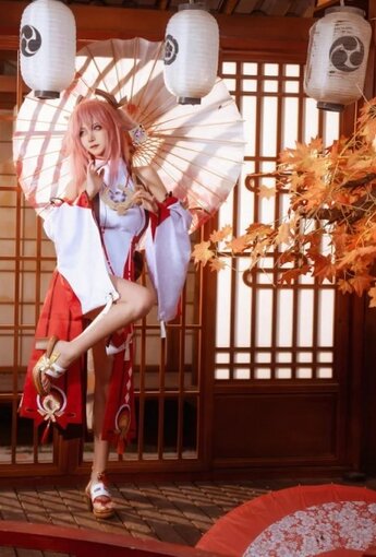 獅砸原神 八重神子【12P】 - COSPLAY [12P]
