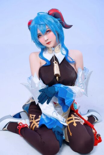 Hiino雪月 - Ganyu 【21P】 - COSPLAY [21P]