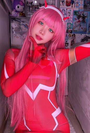 Yuna Skye - Zero Two【11P】 - COSPLAY [11P]