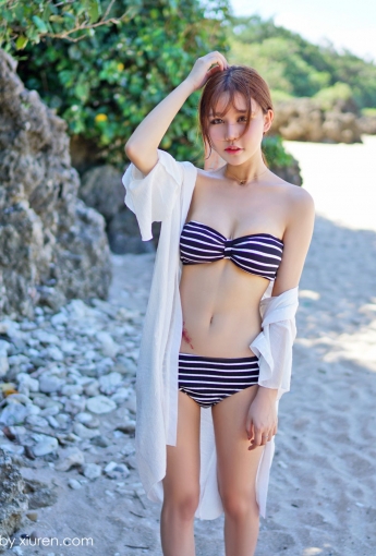 Milk楚楚《海边比基尼+泳装》 [嗲囡囡FEILIN] Vol.045 - [秀人套图]